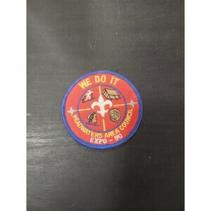 1990 Headwaters Area Council "We Do It" BSA Expo Patch Boy Scouts of America